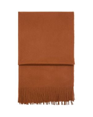 Mango Fringe Scarf - Brown