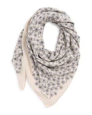 Rag & Bone Mel Floral Scarf - Gray