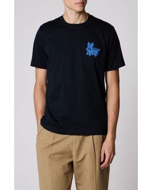 Paul Smith Bunny Graphic T-Shirt - Black