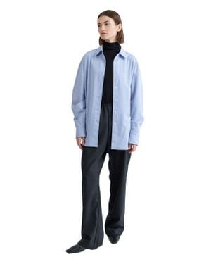 ALMINA CONCEPT Wool Pants - Blue