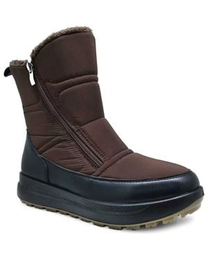 Flexus by Spring Step Cariselle Faux Leather Boot - Brown