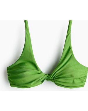 H&M Padded Bikini Top - Green