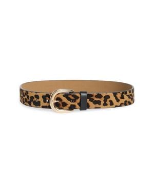 Nordstrom Melony Genuine Calf Hair Belt - Multicolor
