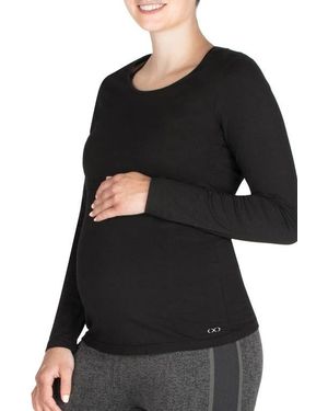 Modern Eternity Maternity Maternity/Nursing Tee - Black