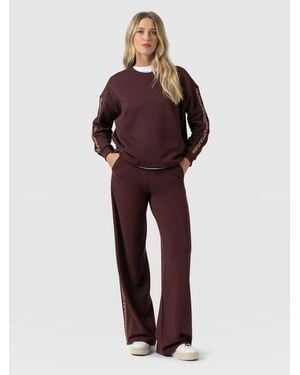 Saint + Sofia Victory Straight Leg Pant - Red