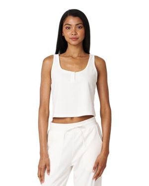 Rebody Active Retreat Waffle Tank - White
