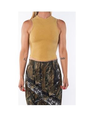 Ariko Scallop Tank - Yellow