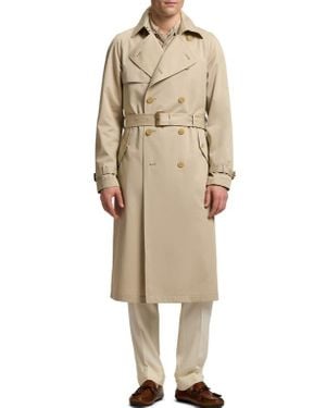 Ralph Lauren Cotton Twill Trench Coat - Natural