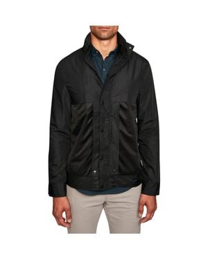W.r.k. Solid Water Resistant Mesh Hooded Jacket - Black