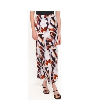 Petal & Pup Cheryl Print Maxi Skirt - Red