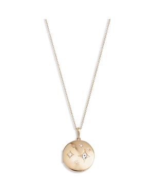 Anzie Gothic Constellation Pendant Necklace - Metallic