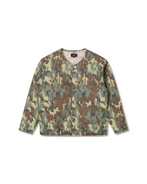 Stan Ray Reversible Quilted Liner Jacket - Green