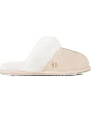 Toga Amanda Sheepskin Slippers - White