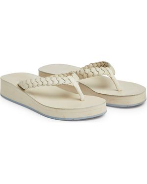 Hari Mari Alta Genuine Shearling Lined Slipppers - White