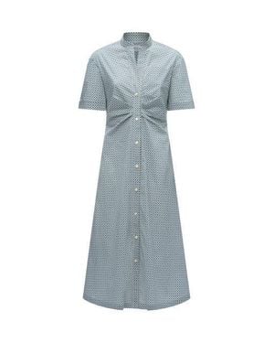 Callas Milano Noor A-Line Print Shirtdress - Blue