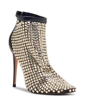 Steve Madden Dancin' Crystal Mesh Pointed Toe Bootie - Multicolor