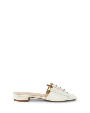 Belle & Bloom Until We Meet Stud Slide - White