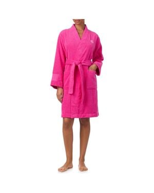 Ralph Lauren Greenwich Cotton Terry Robe - Pink