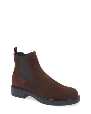Prada Chocolate Chelsea Boot - Brown