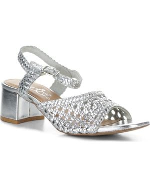 Bos. & Co. Wendi Ankle Strap Sandal - Metallic