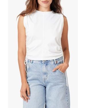 Habitual The Luna Cinched Cotton Top - Blue