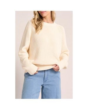 Matty M Pepper Pullover Sweater - White
