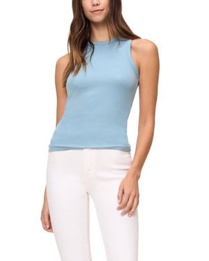The Standard Stitch The Rib Tank - Blue