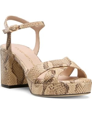 Stuart Weitzman Dayna Platform 80 - Metallic