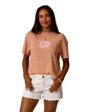 Carve Designs Parker Graphic Tee - Natural