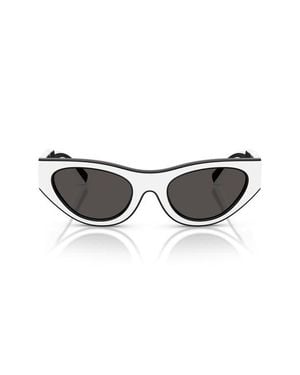 Dolce & Gabbana Kids' 47Mm Small Cat Eye Sunglasses - Black