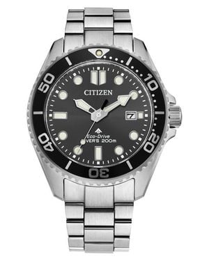 Citizen Promaster Dive Eco-Drive Bracelet Watch, 41Mm - Gray