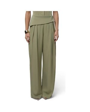 JLUXLABEL Executive High Waist Pants - Green