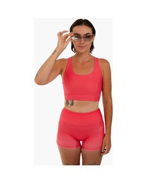 Cooldown Emmy Running Shorts - Red