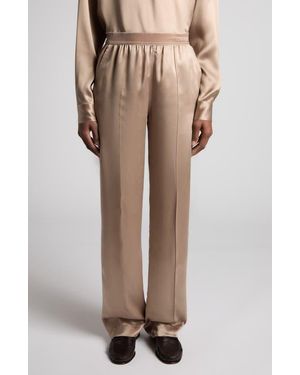 Tom Ford Silk Satin Pajama Pants - Natural