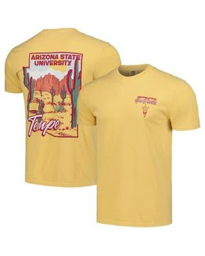 Image One Arizona State Sun Devils Hyper Local Cactus State T-Shirt - Yellow
