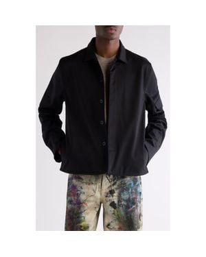 Acne Studios Ochino Heavyweight Cotton Sateen Jacket - Black