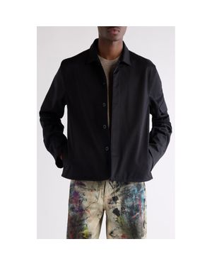 Acne Studios Ochino Heavyweight Cotton Sateen Jacket - Black