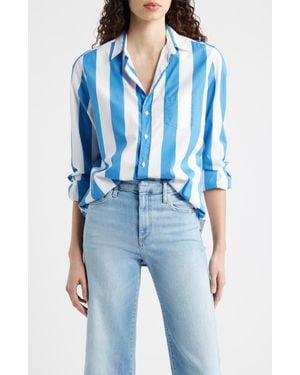 Frank & Eileen Eileen Relaxed Button-Up Shirt - Blue