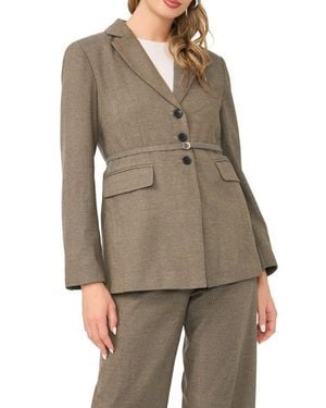 Vince Camuto Slim Fit Herringbone Blazer - Brown