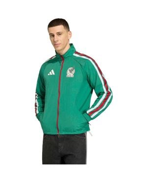 adidas Mexico National Team 2026 Home Full-Zip Game Day Anthem Jacket - Green