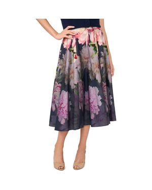 Ted Baker Ida Floral Circle Midi Skirt - Multicolor