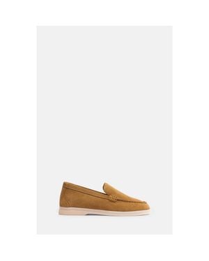 SCAROSSO Ludovico Boy Loafers - Natural