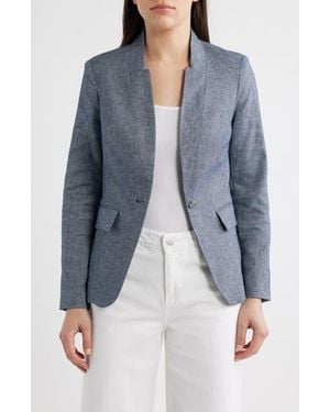 Halogen® One-Button Blazer - Blue
