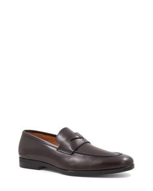 Bruno Magli Flex Apron Toe Penny Loafer - Brown