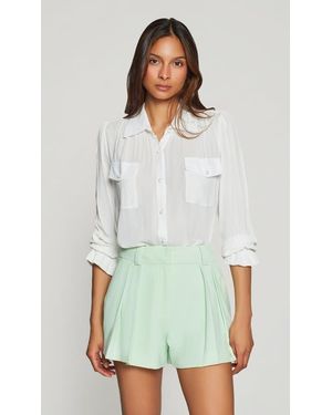 Generation Love Priya Georgette Shirt - White