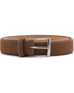 Mango Suede Belt - Brown