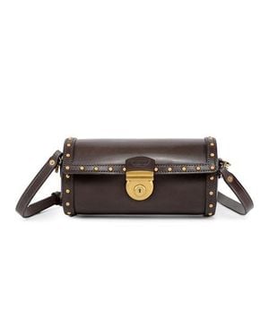Old Trend Oranda Genuine Leather Structured Barrel Bag - Brown