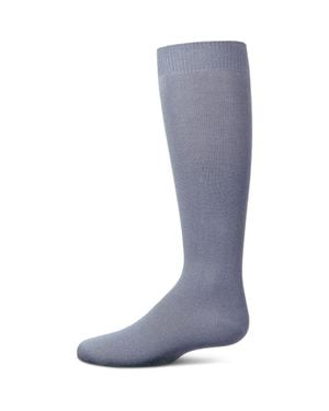 Memoi Soft Knee High Sock - Gray