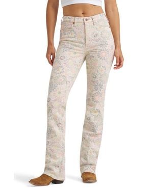 Wrangler Western Straight Leg Jeans - Natural