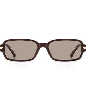 Victoria Beckham 1012 Rectangular Sunglasses - Brown